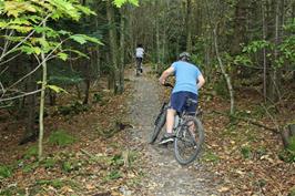 George and Dillan on the red track