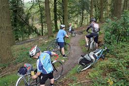 The group on the red track