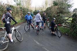 A pig break before the steep climb from Scoriton to Holne