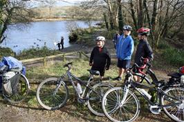 The group at Totnes weir