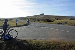 The final climb to Haytor