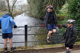 The bridge over the River Avon at Manor House, Diptford