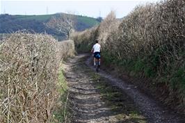 George on the upper section of the Parkfield track