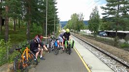 Hunderfossen station, within cycling distance of Lillehammer