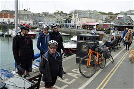 Lunch in Padstow, 19.0 miles into the ride