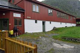 Our self-contained sleeping block at Mjølfjell YH
