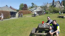 The Tea Room at Lydford Gorge National Trust shortly after our chance "meeting" with Emma Watson