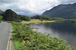 Woodhouse Islands, Crummock Water, where we stopped for an hour's rest and swim
