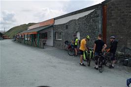 A well-deserved cafe stop at Honister Slate Mine, at the top of Honister Pass