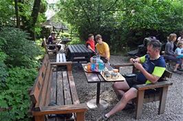 Tea and cakes at the Watendlath cafe, approached via some very tough climbs