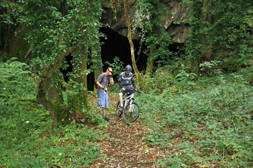 The cave, just off the trail