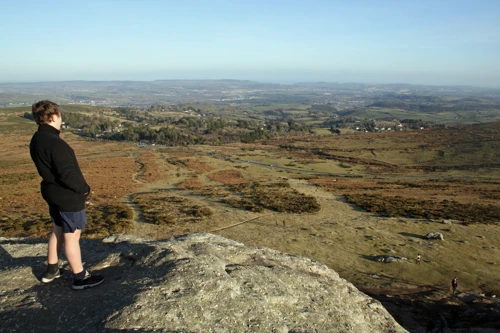 Spectacular view from Haytor’s summit
