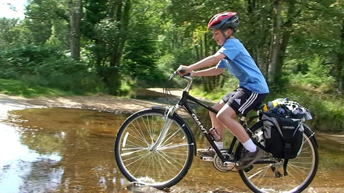 George crosses the Flechs Water
