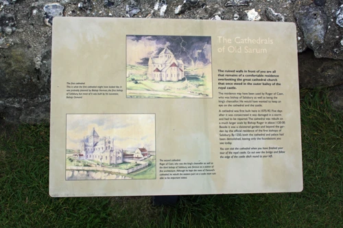 The original Salisbury Cathedral at Old Sarum, as it looked in its day
