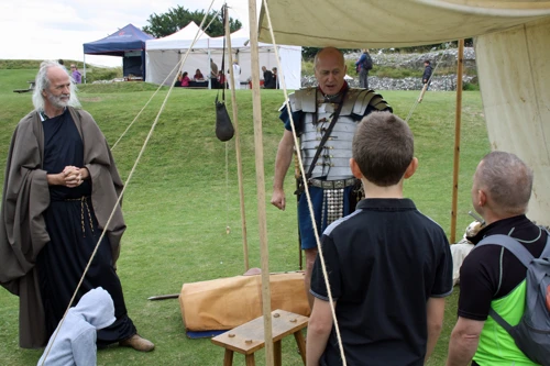 Volunteers bring the past to life at Old Sarum