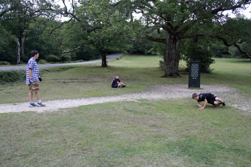 The Ruus Stone in the heart of the New Forest