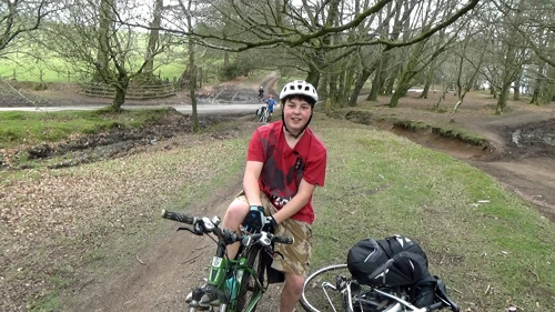 Crowcombe Park Gate, start of the final leg of the Quantocks track.
