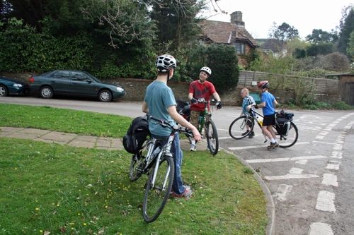 Kingston St Mary, 3.1 miles into the ride.