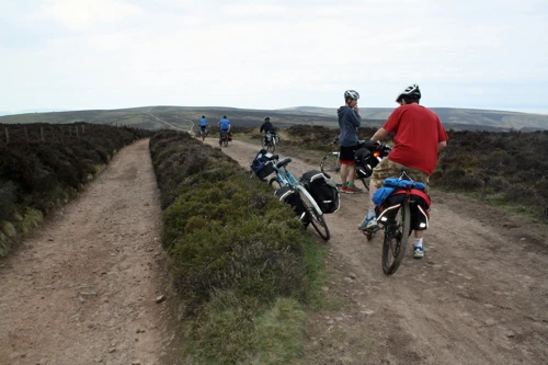 The Quantocks track near Hurley Beacon.