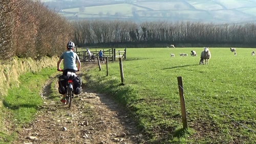 The bridleway 'short-cut' to Exford continues.
