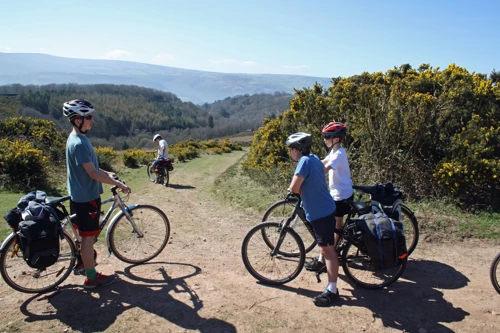 Start of the bridleway to Selworthy, near Selworthy Beacon.