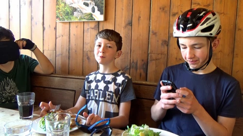 Excellent refreshments at Boevey's Tea Rooms, Simonsbath