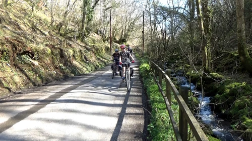 Delightful Broadoak Hill, Martinhoe, dropping us down to the Hunters Inn