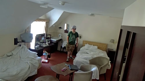 Our spacious room at the Bath Hotel, Lynmouth