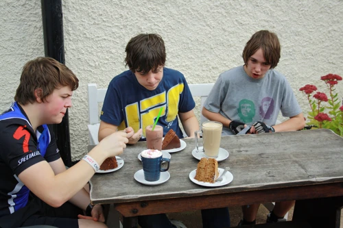 Welcome refreshments at the Welcome Café, Exeter