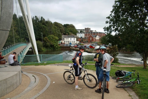 The weir at Miller's Crossing, Exeter