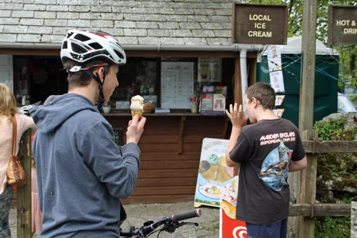 Ice creams in Widecombe.