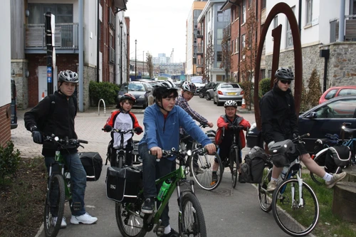 Start of the Bristol and Bath railway path, Bristol