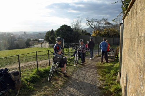 View of Bath from Bathwick Hill, on the way up to the youth hostel