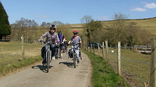 Delightful rural scenery at Stoney Littleton, Wellow, 12.7 miles into the ride