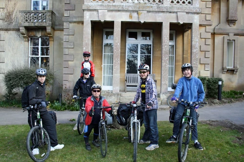Ready to leave Bath Youth Hostel