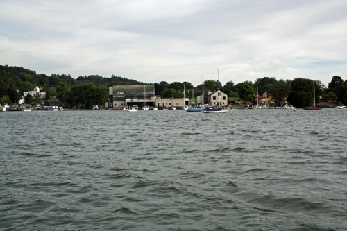 Returning to Bowness Marina on Windermere