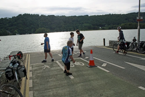 Waiting for the Windermere ferry at Bowness