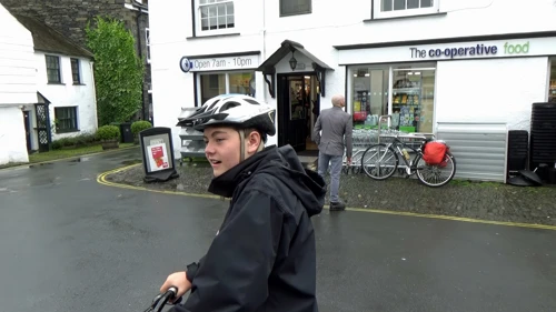 Stocking up at Hawkshead Co-op