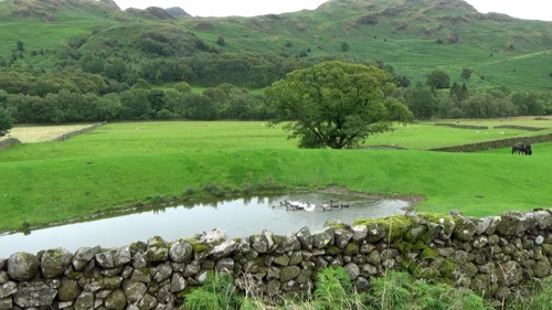 Wha House Farm, Eskdale, after the long Hardknott descent