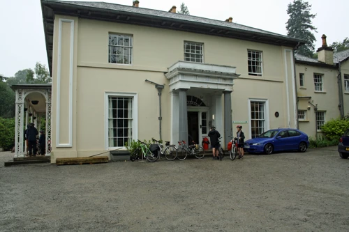 Preparing to leave Hawkshead Youth Hostel
