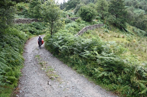 John 'enjoys' the off-road riding