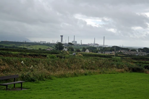 View of the Sellafield nuclear reprocessing site from Beckermet