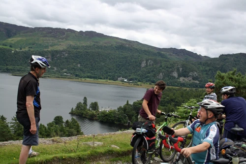 The group by Derwent Water.