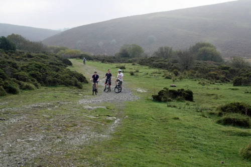 Climbing the final track to Avon Reservoir.