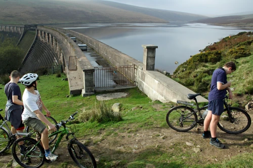 Arriving at Avon Reservoir.
