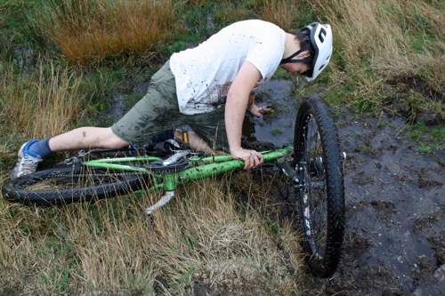 Lawrence learns some bogs are better walked than ridden.