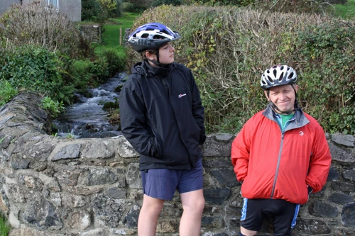 Dillan and John at Michelcombe.