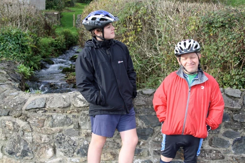 Dillan and John at Michelcombe.
