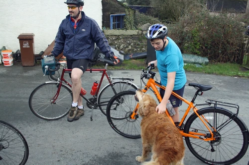 Leo gets special attention from Dillan in Scoriton.