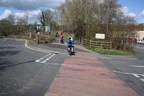 Joining the Bristol & Bath Railway Path in Bath
